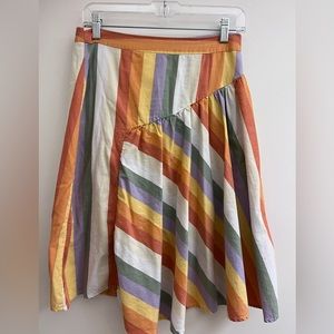 Target Mossimo Rainbow Pastel Skirt S